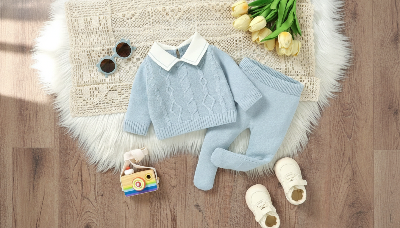 Cozy Cotton Newborn Boy Sweater & Pants: Fit, Care
