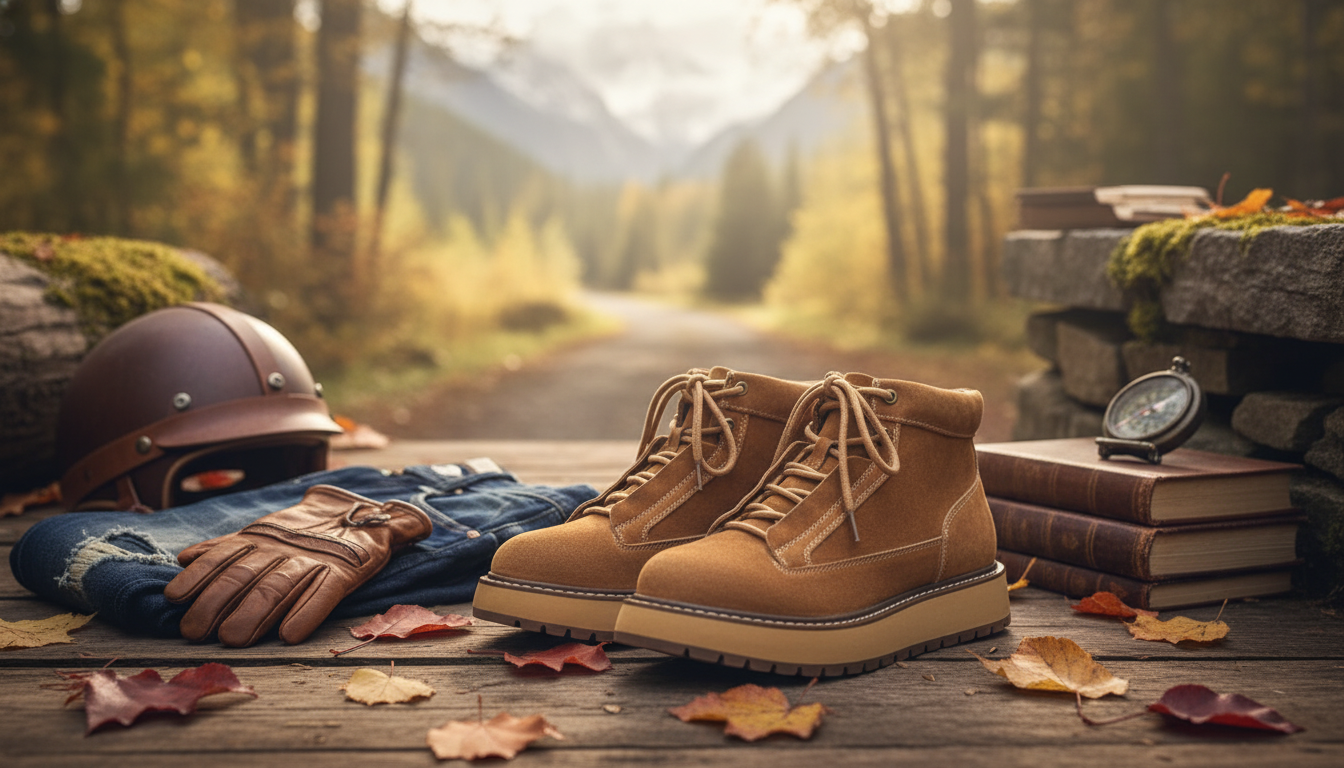 Men’s Handmade Suede Ankle Boots: Outdoor, Ride, Dress
