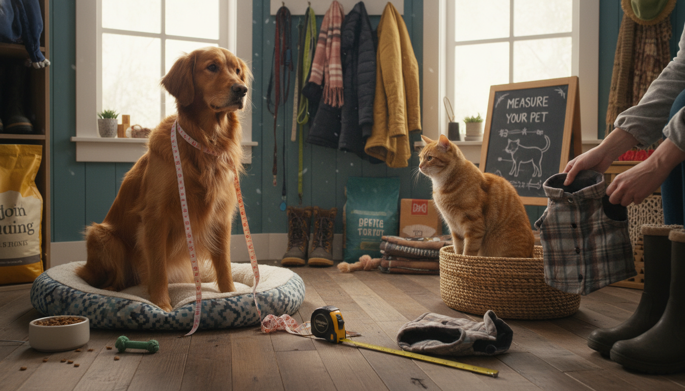Measure Your Dog or Cat for the Perfect Winter Jacket