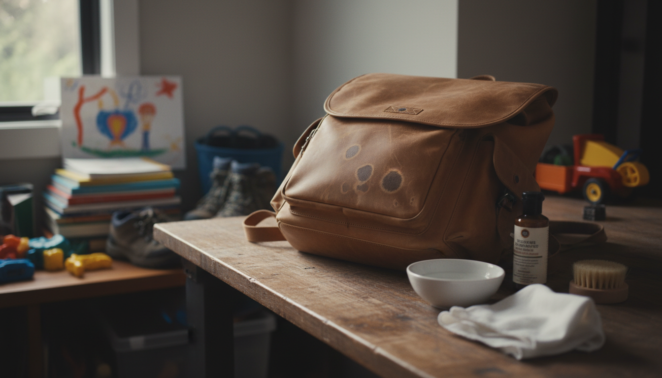 Safely Remove Water Spots From a Leather Backpack